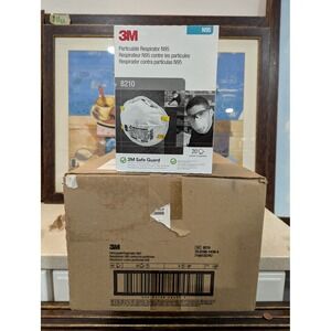 3M 8210 N95 Particulate Respirator Mask Bulk Case 160 Count 8 Boxes of 20